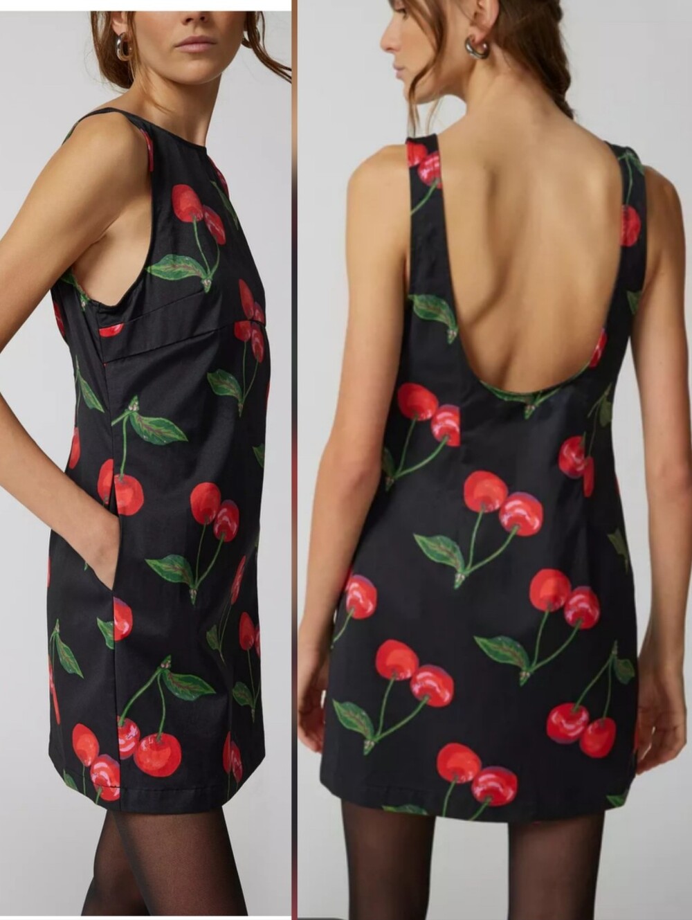 Urban Outfitters Charlie Cherry Mini Dress